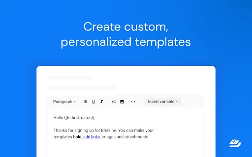 Briskine: Plantillas para Gmail y Outlook – Ahorra tiempo - Screenshot 3