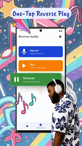 Descarga Reverse Audio: Reverse Singing – Invierte tu voz Gratis - Screenshot 3