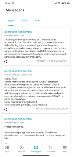 Descargar UNES APK: Accede a Sagres y Estudia Offline Fácilmente - Screenshot 3