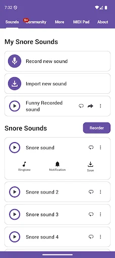 Descargar Snore Sounds: La mejor app de sonidos para dormir bien - Screenshot 1