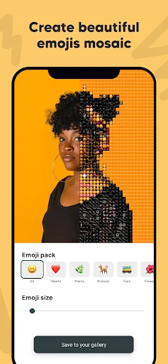 Emoji Photo Mosaic: Crea Arte con Emojis – Descarga Gratis - Screenshot 1