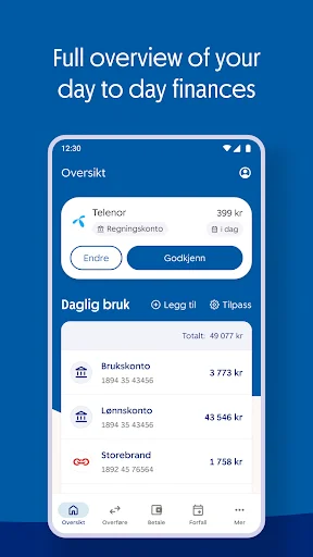 Descarga SpareBank 1 Mobile Banking – Gestión Bancaria Segura - Screenshot 3