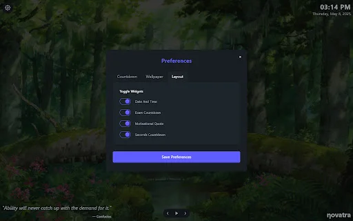 Exam Countdown: Cuenta Regresiva para Exámenes – Descarga Gratis - Screenshot 1