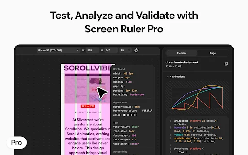 Screen Ruler: Mide y Analiza Elementos Web – Descarga Gratis - Screenshot 3