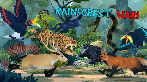 Descargar Tiger Fights Lion: Forest War – Juego de Acción Épico - Screenshot 1