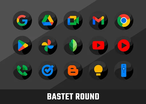 Descargar Bastet Icon Pack: 3800 Iconos Redondos y Oscuros - Screenshot 13