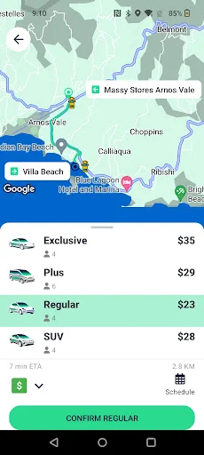 Descarga BeamX: La App de Transporte Líder en el Caribe – Viaja Seguro - Screenshot 8