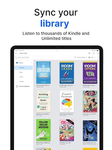 Descarga AudioBooks Unlimited to Kindle – Convierte Libros a Audio - Screenshot 12